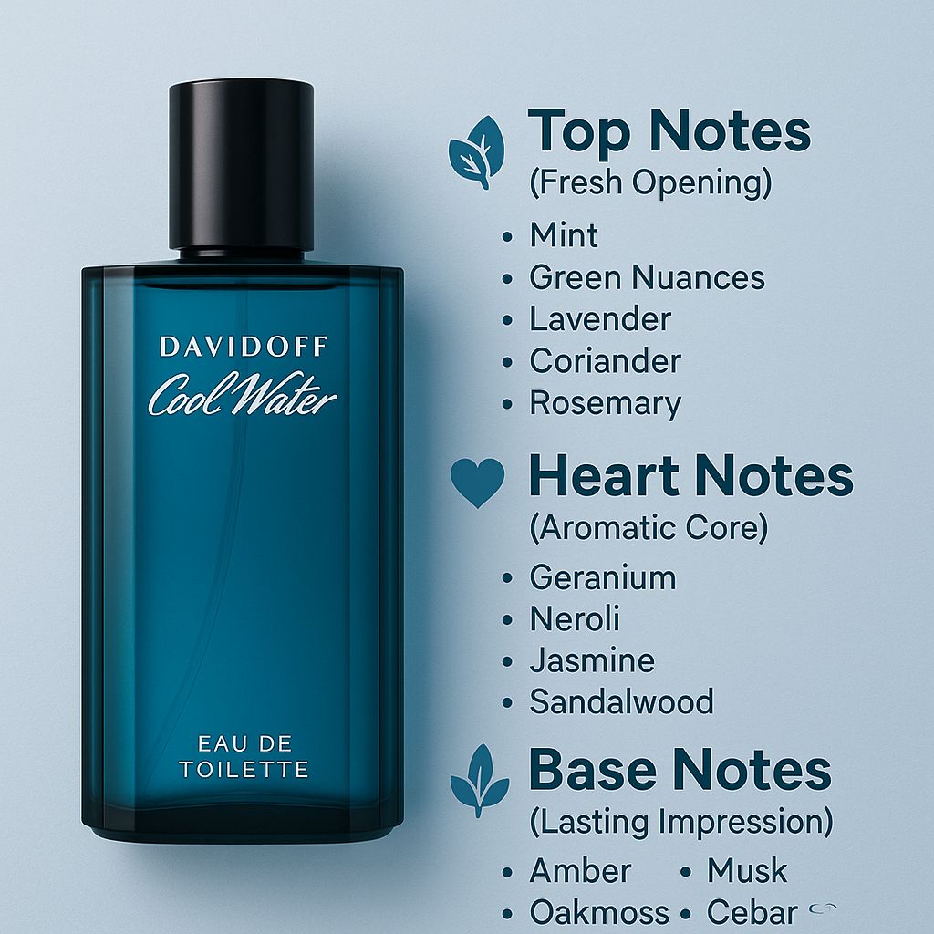Davidoff Cool Water Eau de Toilette – For Men