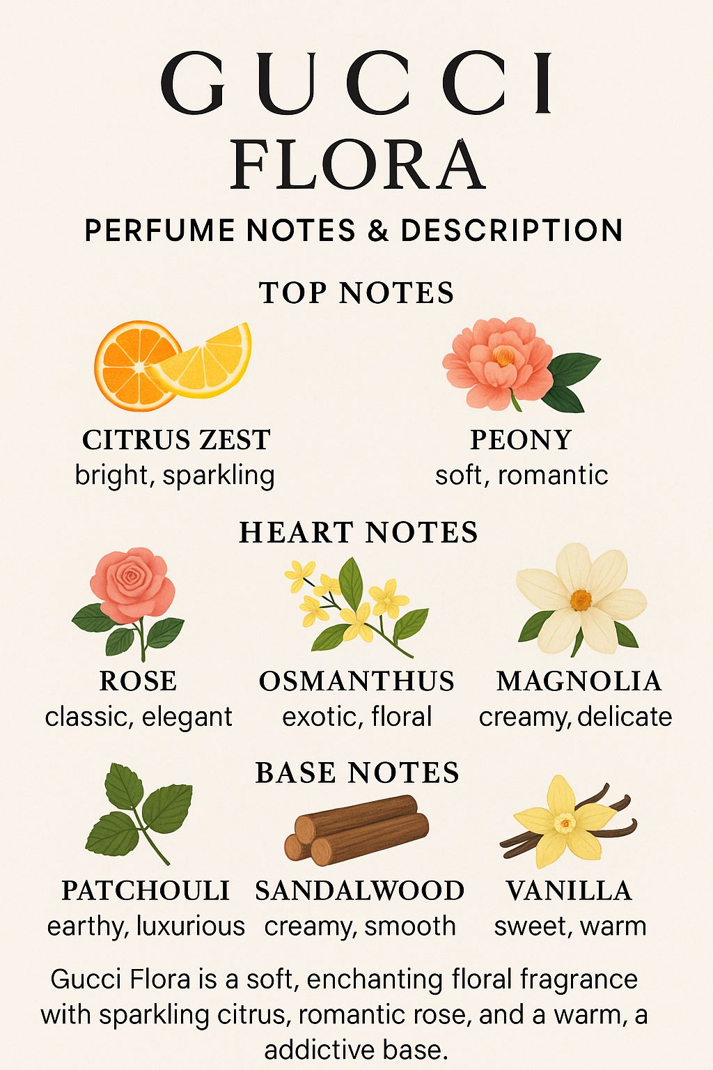 Inspired By GUCCI FLORA